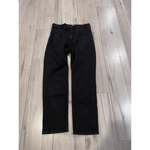 Everlane High Waist Straight Leg Ankle Jean Black SZ Size 27 Regular - Picture 1 of 5